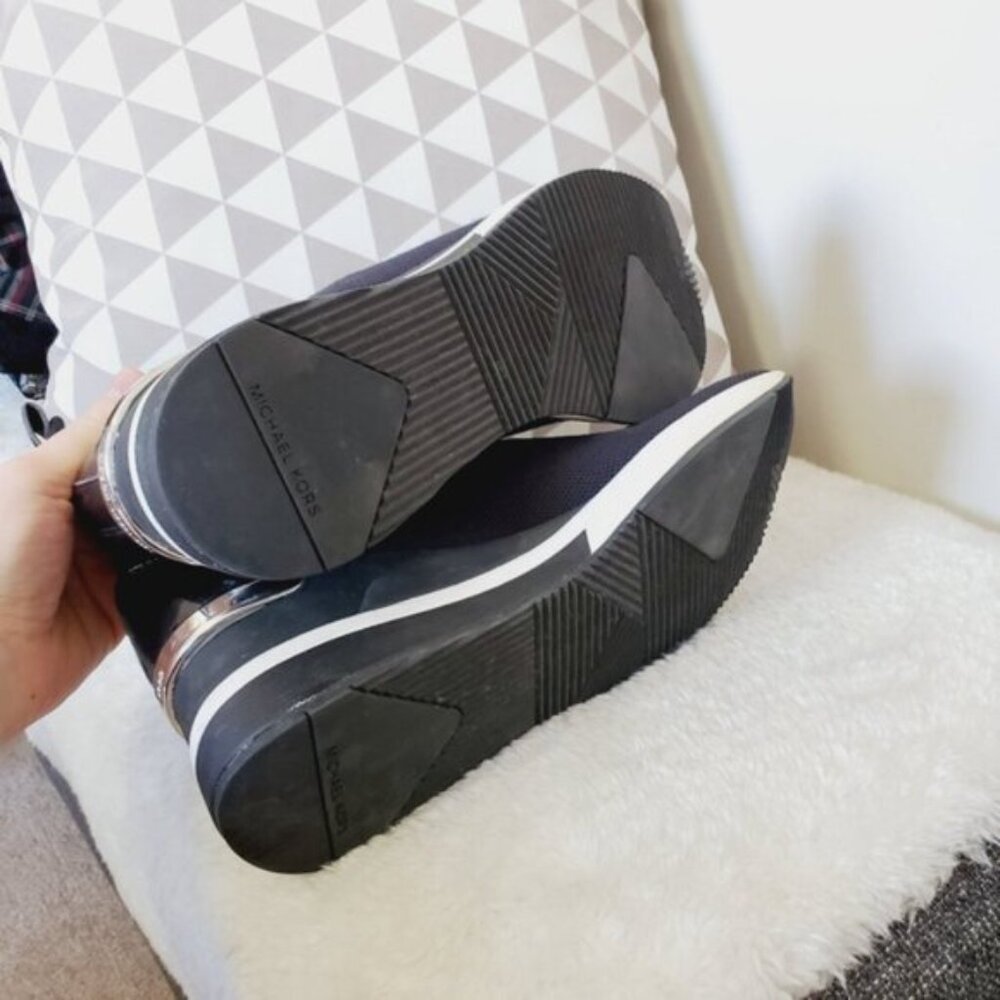 Michael Kors Skyler Wedge Sock Bootie Sneaker 9 - Picture 7 of 7